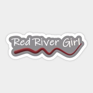 Red River Girl Sticker